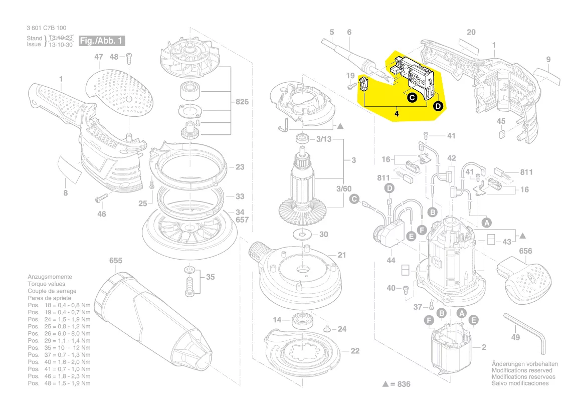 Interrupteur réf. 2 607 200 688 BOSCH
